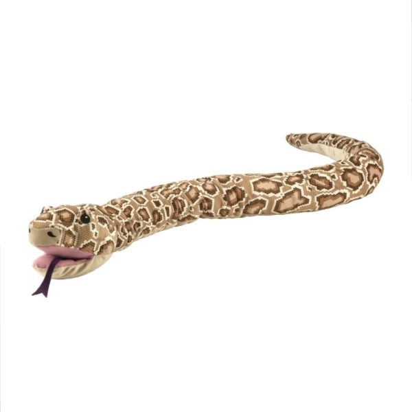 Boneka tangan bentuk ular python birma lembut 1 71 cm