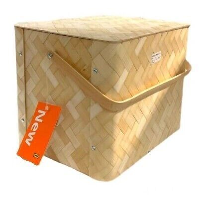 IKEA Limited edition KASEBERGA 205.141.12 Cool Basket Bamboo Picnic Keranjang Piknik