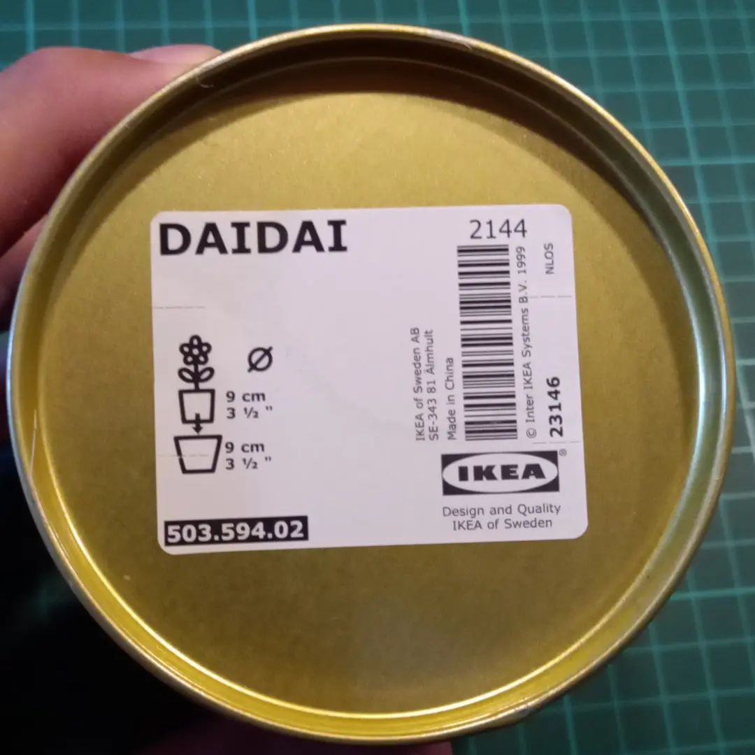 Ikea Daidai 503.594.02 Pot Kaleng Tanaman Hias 9cm