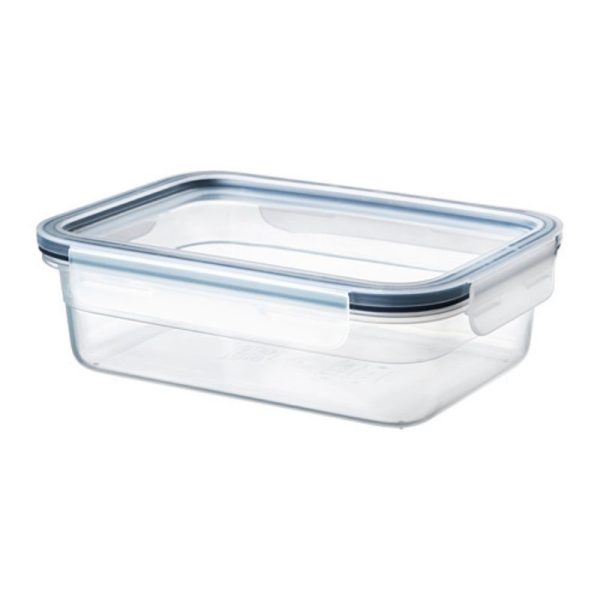 Toples plastik dengan tutup lock kedap udara plastic food container aman untuk microwave 1 L