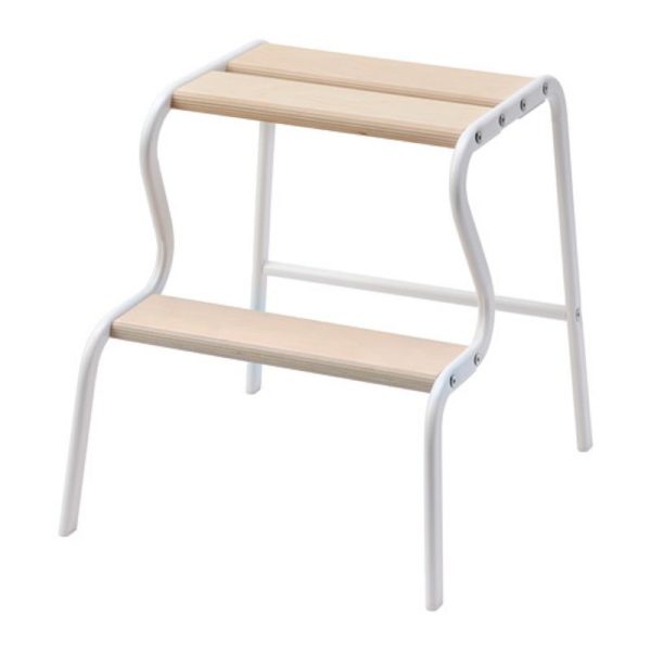 Grubban bangku tangga 2 susun elegan estetik step stool 2 tiers kayu birch