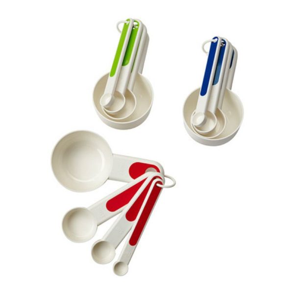 IKEA Stam sendok takar 4pc warna random sendok ukur measuring spoon plastik sendok bumbu dapur