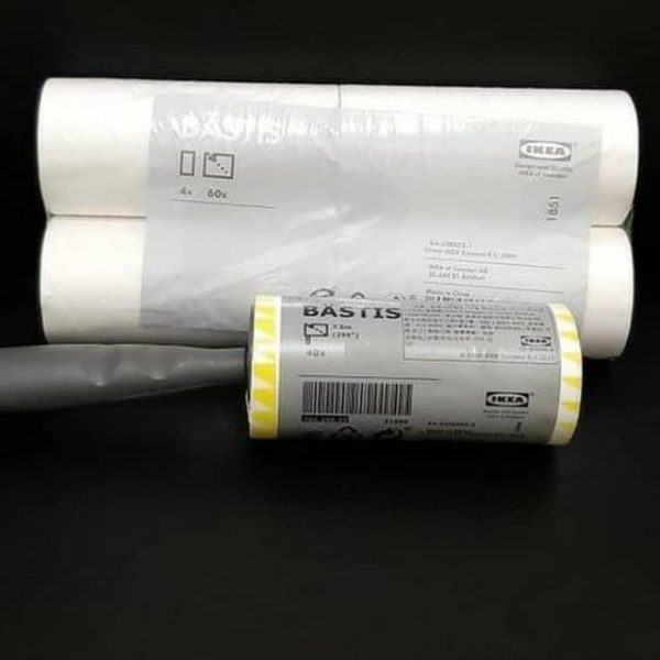 IKEA BSTS rol dan refill lint 4 pc pembersih bulu dan debu pakaian