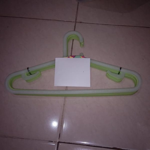 IKEA 6pc hanger baju gantungan jemuran bahan plastik hijau putih