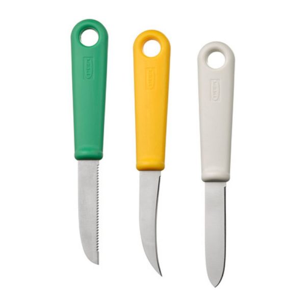 Uppfylld pisau paring pisau kupas buah sayur 3 pc pisau dapur kitchen knife simpel