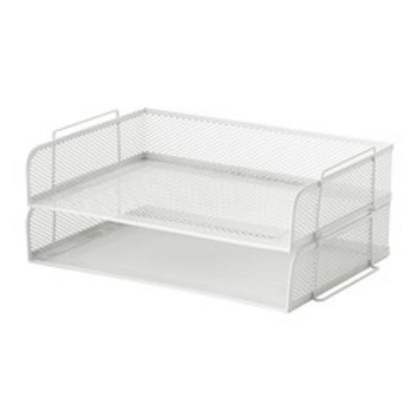 Ikea Dronjons file majalah surat kertas kantor arsip dokumen 2 susun dokument tray 2 tier