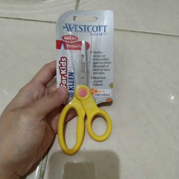 WESTCOTT pointed tip for kids gunting anak2 anti microbial 6