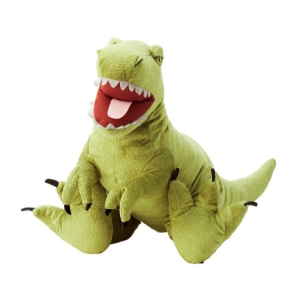 IKEA jatelik Boneka dinosaurus t-rex warna hijau ukuran besar 66cm boneka anak anak