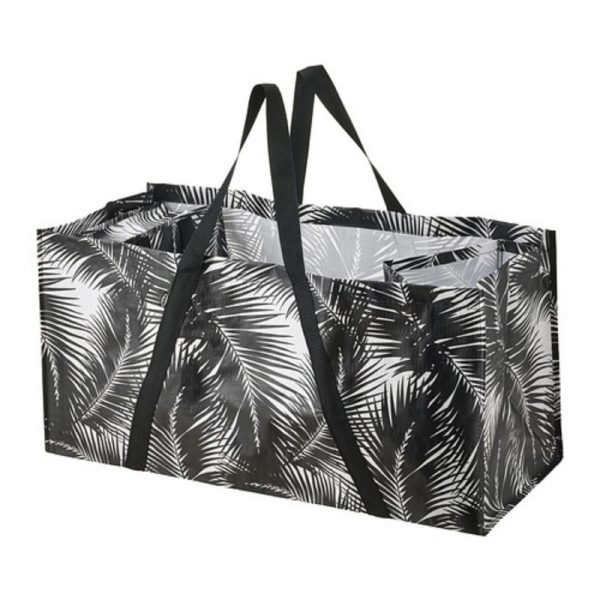 IKEA Kaseberga Tas belanja besar besar reusable dengan sisipan 84L kantong jumbo laundry bag go green