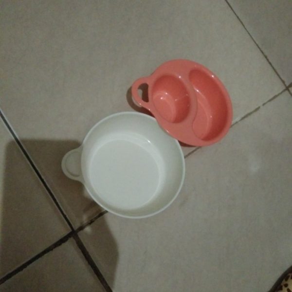 Feeding plate bowl mangkuk makan bayi 2 susun