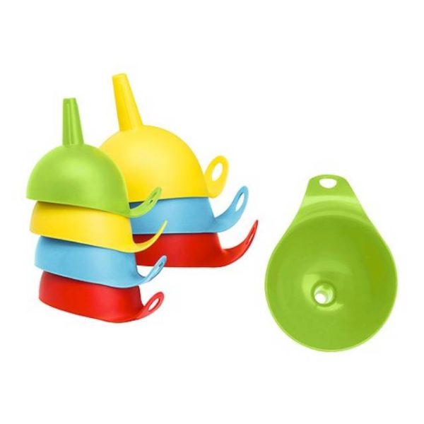 Chosigt corong minyak dan air corong serbaguna set 2 pc warna random funnel