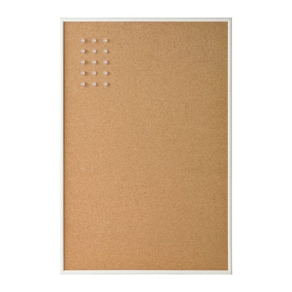 Vaggis memo board papan memo pengumuman dengan pin cork board papan buletin 58 x 39 cm