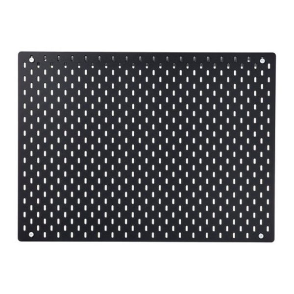 Skadisa papan pegboard berlubang tempel dinding hitam 76 x 56 cm workshop board