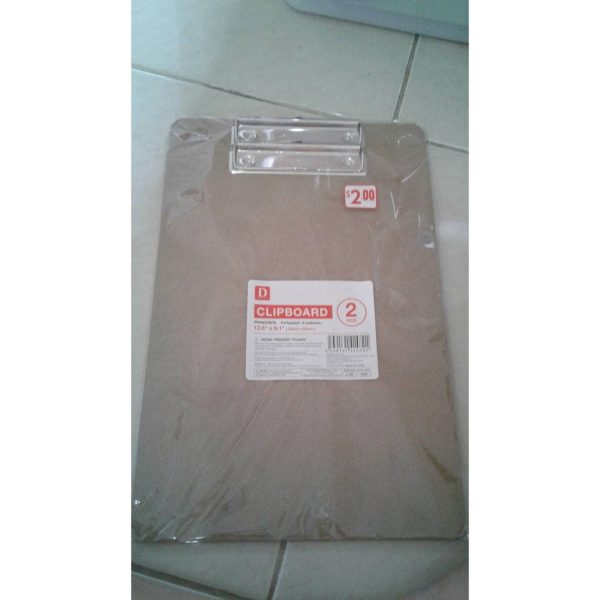 IKEA Clipboard 12.6 x 9.1 inch 2pc ( 32x23cm ) papan jepit kertas