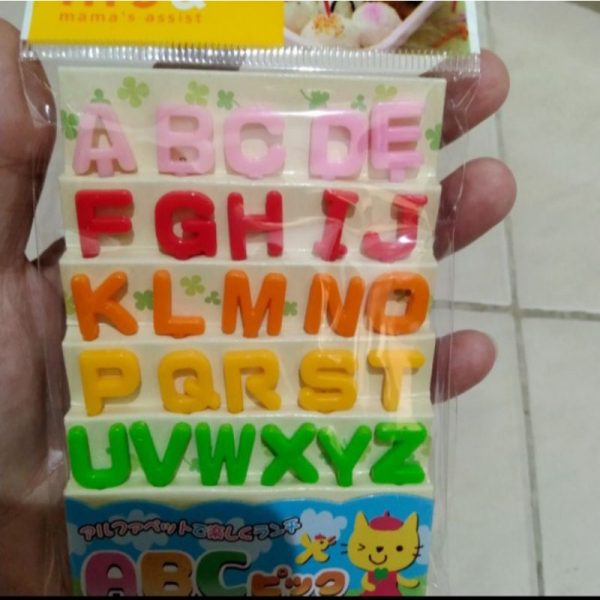 Food picks tusukan bento bekal anak sekolah bento food pick 26 pc alphabet tusukan buah roti