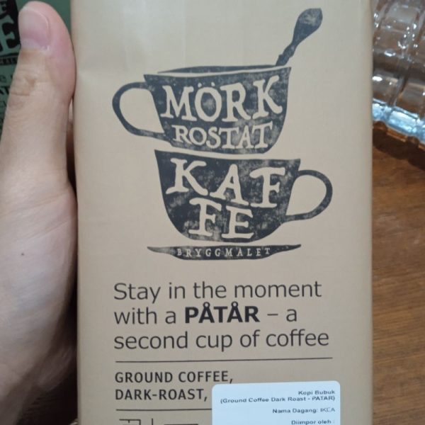 Ikea kopi bubuk arabika mellan rostat kaffe / mork rostat