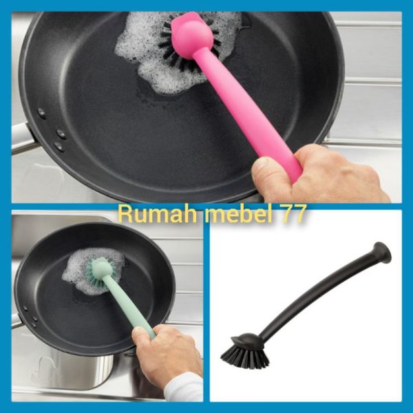 Sikat cuci piring sikat wajan 1pc with suction cup sikat dapur