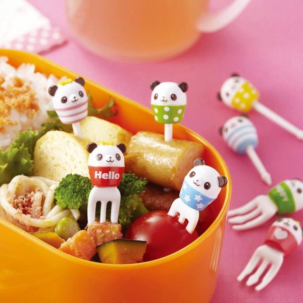 Torune Tusuk Bento Picks Garpu Buah Panda isi 8 Pcs