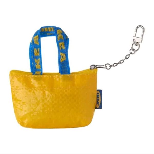 Ikea knolig tas kecil tas coin koin kunci gantungan kunci mini bag resleting - Image 3