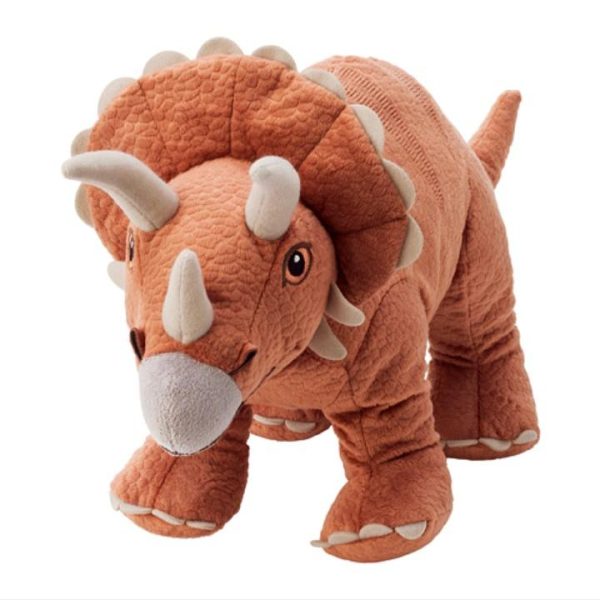 Ikea jattelik boneka dinosaurus triceratops 69 cm dinosaur doll besar