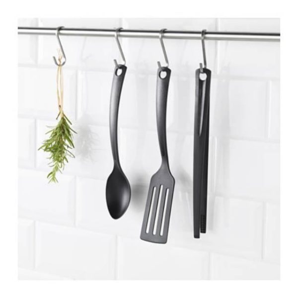 IKEA GNARP peralatan masak spatula sutil capitan bs digantung warna hitam - Image 2