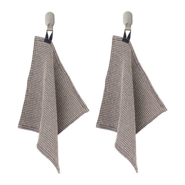 Ikea Mariatheres kain lap piring kain lap meja kitchen towel 2 pc 30 x 30 cm bahan katun linen