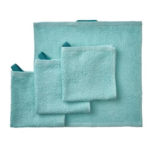 Ikea dimforsen handuk kecil 4 pc handuk muka handuk tangan face hand towel 30 x 30 cm tosca