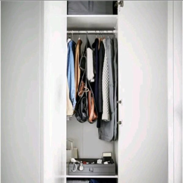 Ikea skubb rak kain gantung penyimpanan tas aksesori dalam lemari baju hanging storage penyimpanan lemari - Image 2