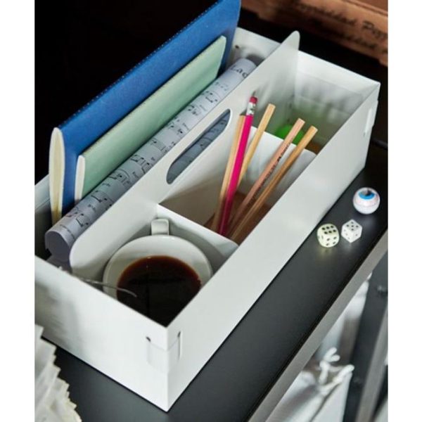 Kvissle pengatur meja kerja desk organizer ATK box sekat terbuka portable 18 x 36 x 14 cm - Image 3