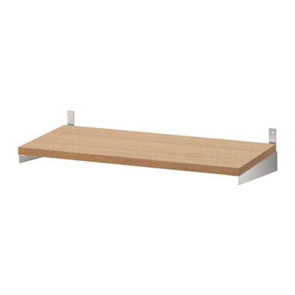 Kungsfors rak dinding veener kayu ash 60 cm wall shelf rak tempel dinding penyimpanan barang rak dapur rak dinding - Image 2