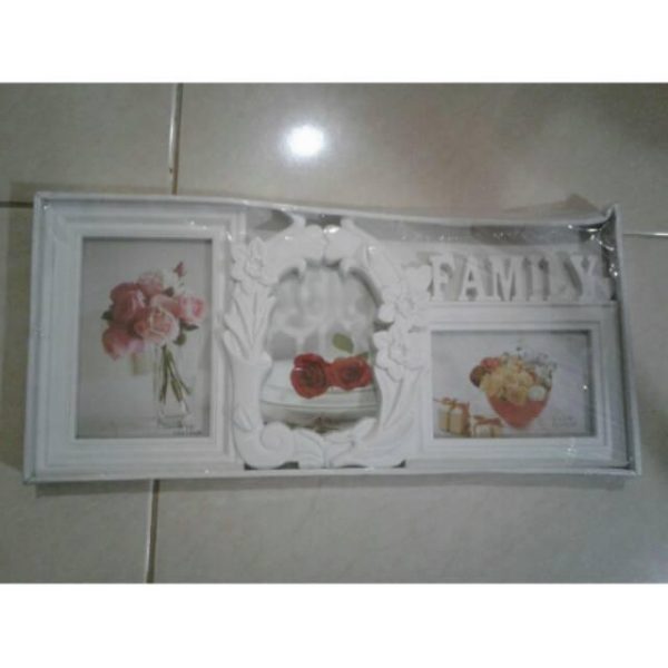 IKEA Frame Foto isi 3 pcs ukuran post card 3R warna putih