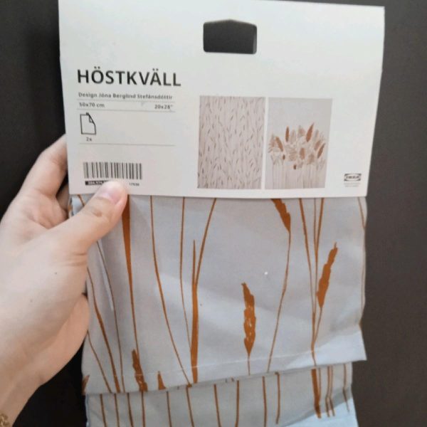 Ikea hostkvall kain lap dapur 2 pc motif padi ilalang 50 x 70 cm kitchen towel tea towel