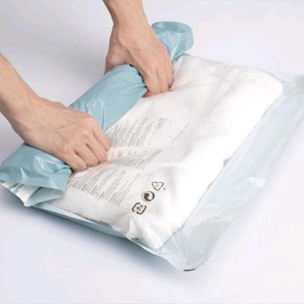 Ikea Spantad kantong vacum travelling kantong press baju 2 pc biru vacuum seal bag - Image 3