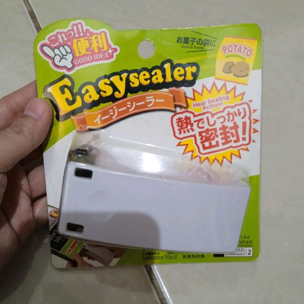 Daiso easy sealer penutup sisa keripik seal plastik