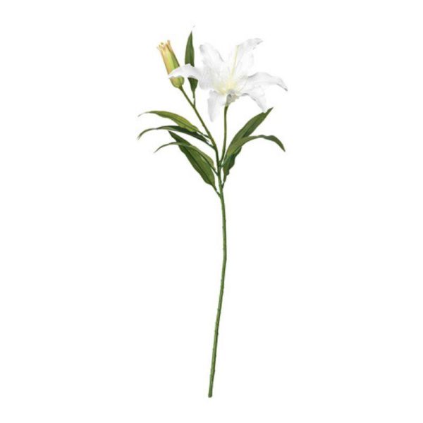 Smycka bunga tiruan lily putih 85 cm artificial flower bunga hias dekorasi bisa digunting