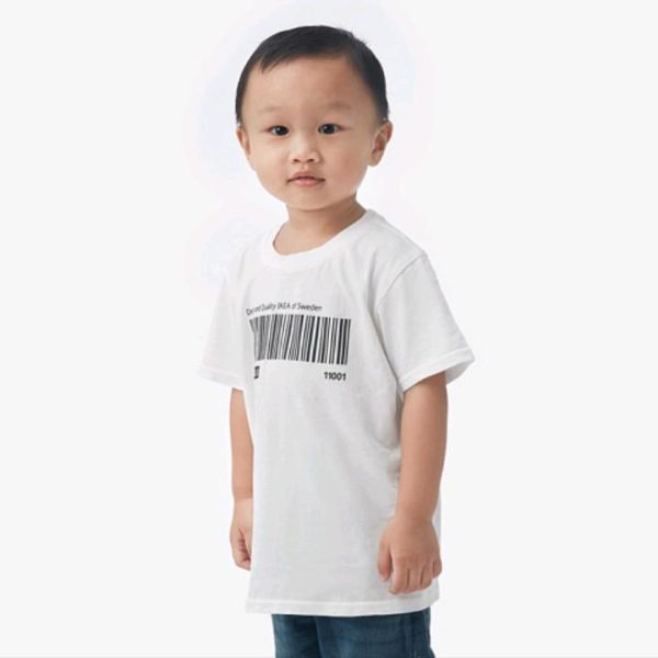 Ikea Eftertrada kaos oblong untuk anak anak 120/128 t-shirt pakaian santai trendy