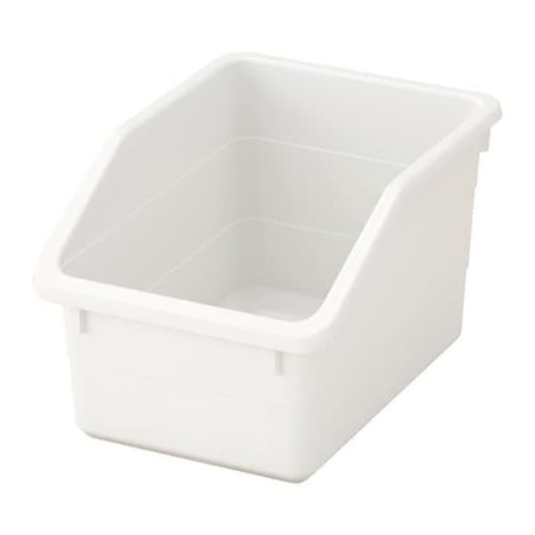 IKEA SOCKERBIT Kotak box penyimpanan barang serbaguna 26x19x15cm 1pc - Putih