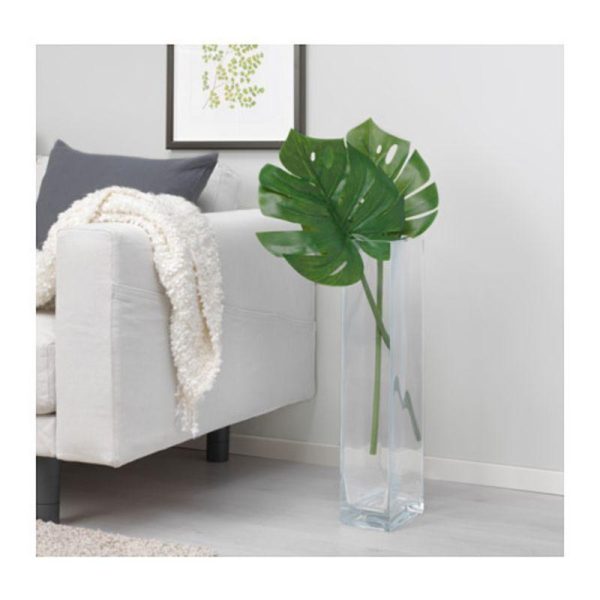 Smycka daun tiruan monstera besar 1 pc artificial monstera leaf daun palsu hiasan dekorasi 80 cm - Image 2