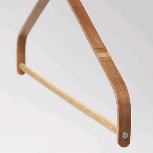 Ikea hosvans gantungan baju dalam lemari bahan bambu 5 pc hanger baju celana - Image 2