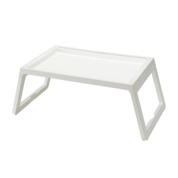 IKEA Klipsk meja lipat serbaguna baki tempat tidur 56x36x26cm plastik tebal - Image 3