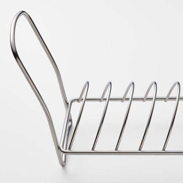 Ikea Valvardad rak piring minimalis stainless steel dish drainer rak pengering piring - Image 2