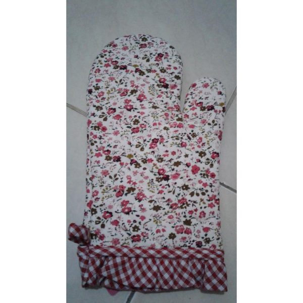 IKEA SARUNG TANGAN OVEN, TEBAL, MOTIF BUNGA, 30CM, shabbychic