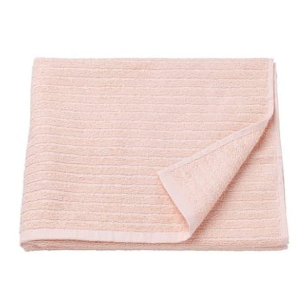 IKEA VAGSJON handuk mandi lembut aneka warna 1pc 70x140cm soft bath towel - Merah Muda