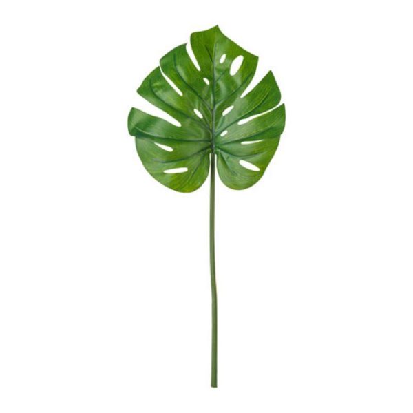 Smycka daun tiruan monstera besar 1 pc artificial monstera leaf daun palsu hiasan dekorasi 80 cm