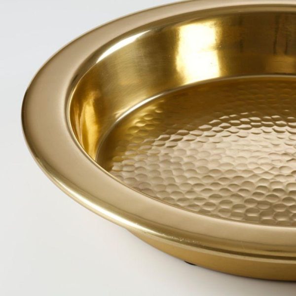 Ljuvare baki saji emas D 35 cm nampan piring saji gold serving tray - Image 3