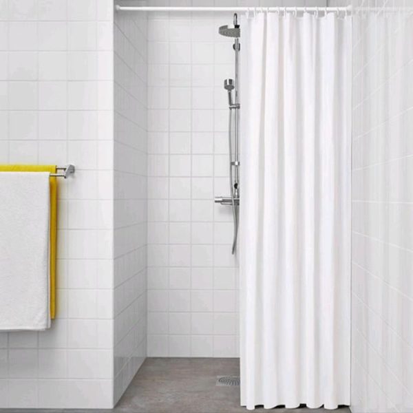 Ikea luddhagtorn tirai shower putih 180 x 200 cm anti air waterproof Curtain shower - Image 2