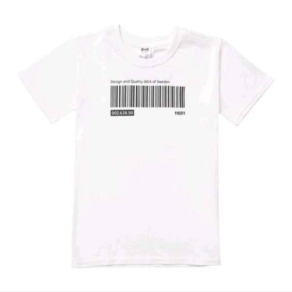 Ikea Eftertrada kaos oblong untuk anak anak 120/128 t-shirt pakaian santai trendy - Image 2