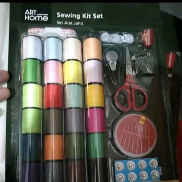 Sewing kit perlengkapan jahit peralatan menjahit lengkap benang jahit jarum