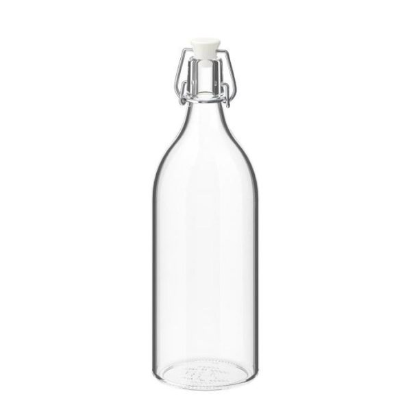 IKEA IkKorke botol air kaca bening 0.5L botol kedap botol minyak sayur