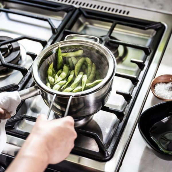 Klockren saringan masak saringan sayur stainless ukuran besar vol 2 liter colander peniris - Image 3